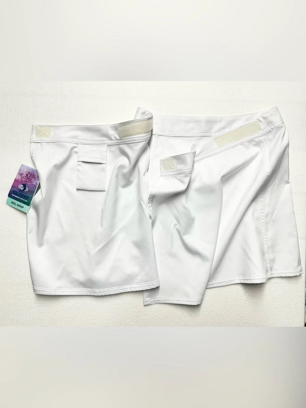 Reel Legends Wrap Skirt • Small • White Velcro Performance Outdoor